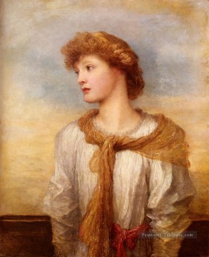 Portrait de Mlle Lilian Macintosh George Frederic Watts Peinture à l'huile